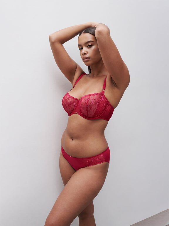 Chantelle | FLEURS - Fleurs Demi Bra Candy Apple Shades - 1