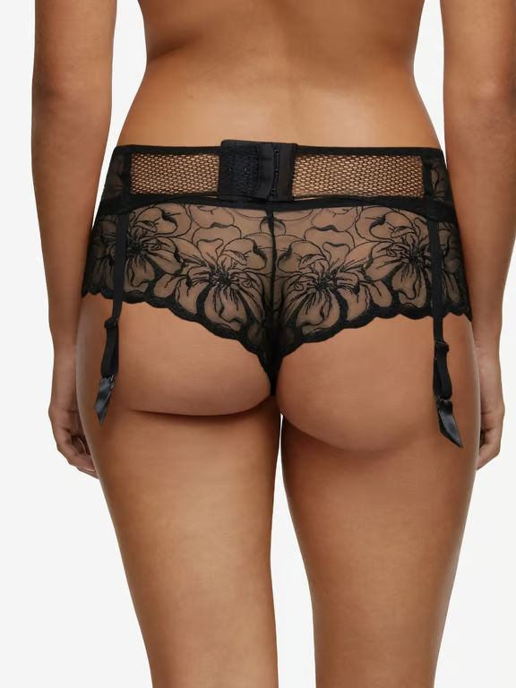 Fleurs Waist Cincher Black - 1