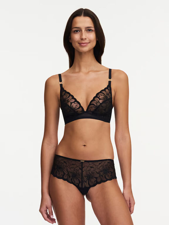 Fleurs Wirefree Bra Black