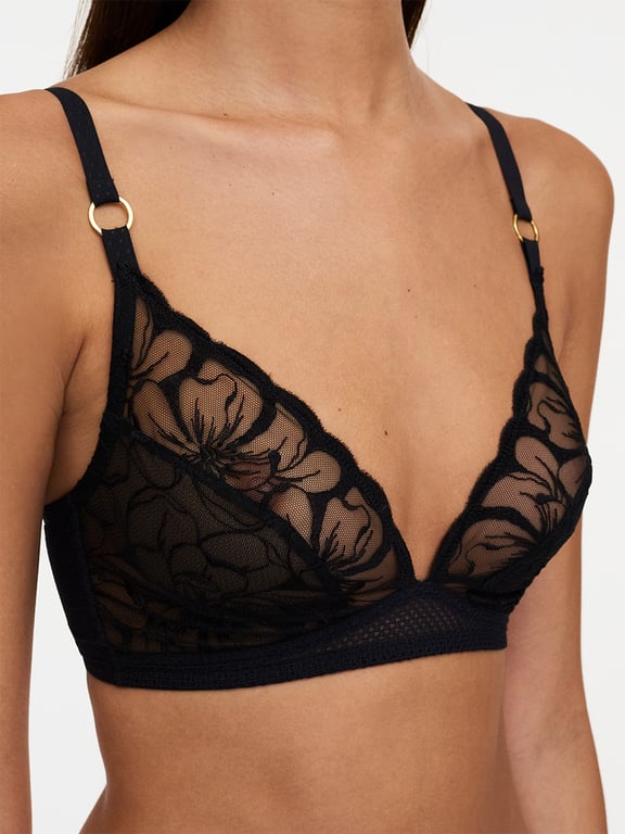 Fleurs Wirefree Bra Black - 2