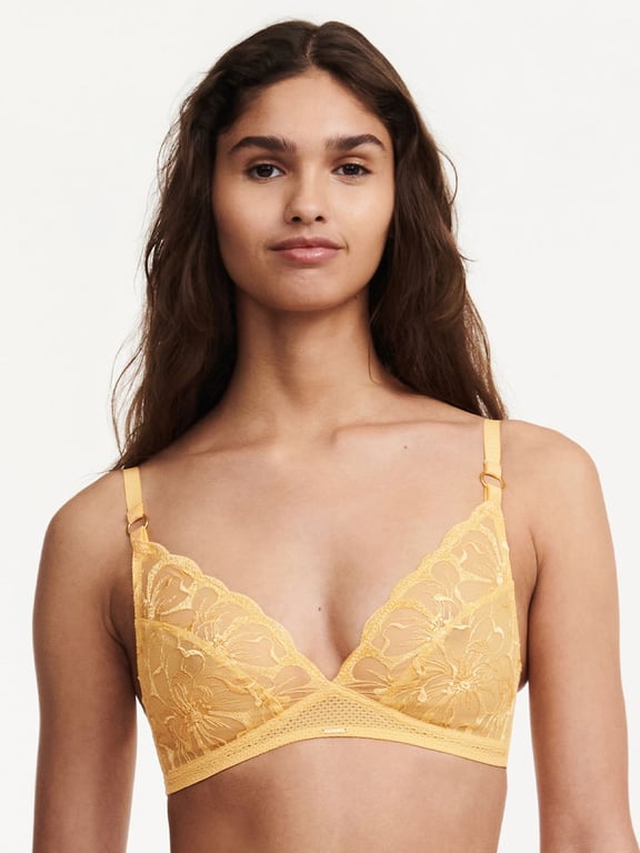 Chantelle | Fleurs - Fleurs Wirefree Bra Yellow Sunshine - 1