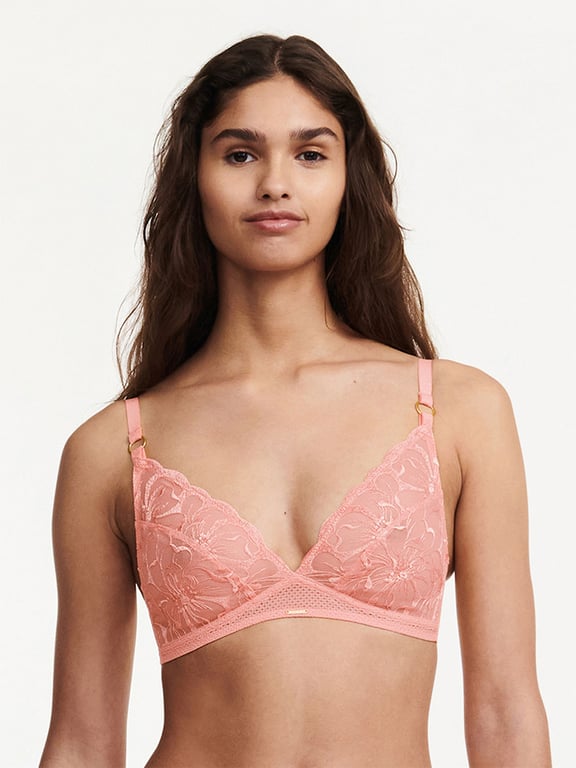 Chantelle | Fleurs - Fleurs Wirefree Bra Candlelight Peach - 1