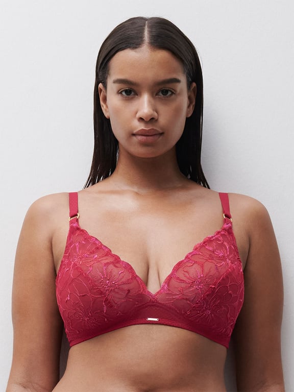 Chantelle | FLEURS - Fleurs Wirefree Bra Candy Apple Shades - 1