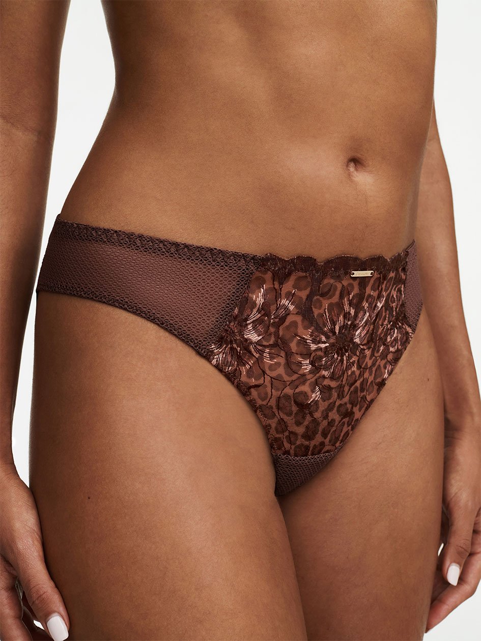 Fleurs Tanga Leopard