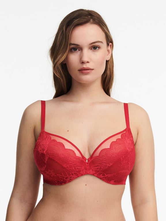 Midnight Flowers Underwire Bra Scarlett Red - 0