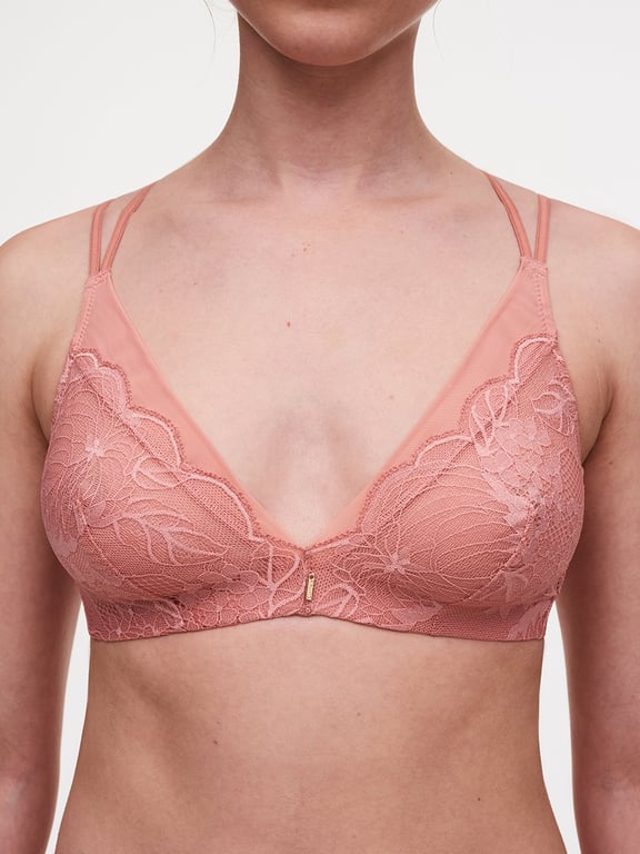 Midnight Flowers Wireless Bra Peach Delight - 3