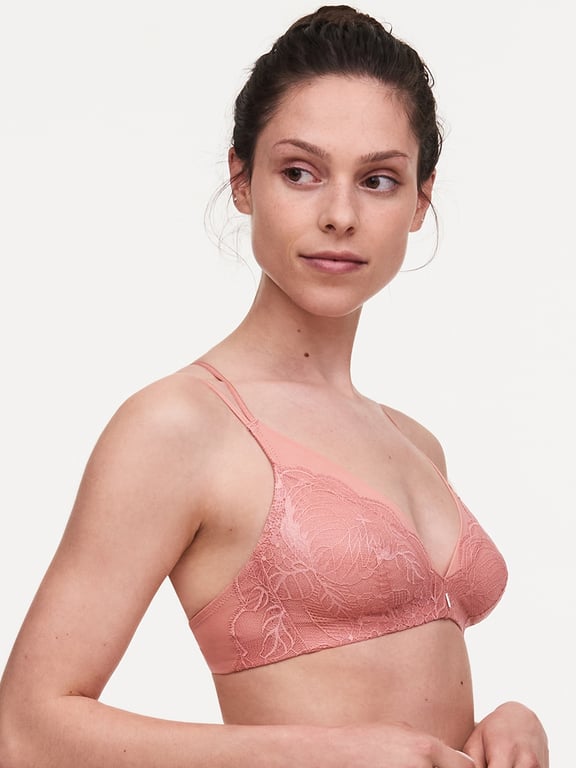 Midnight Flowers Wireless Bra Peach Delight - 2