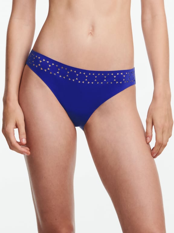 Pure Solar Bikini Swim Bottom Ultra Violet Blue - 0