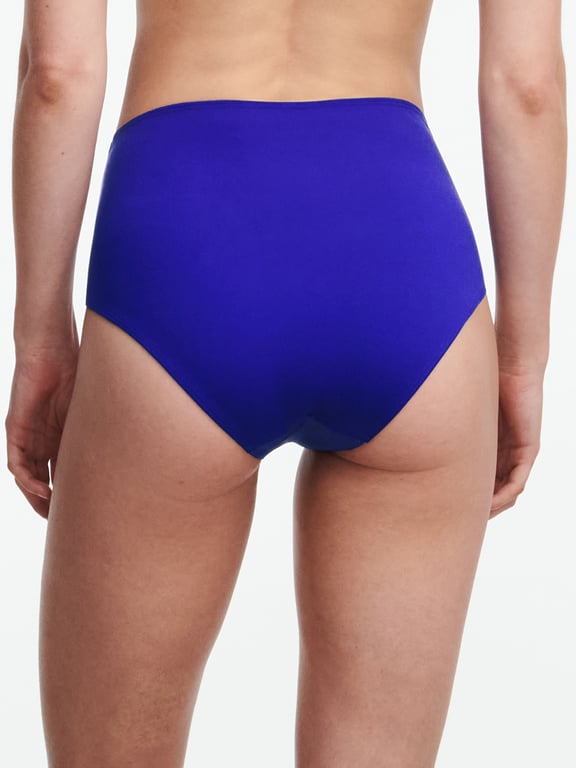 Pure Solar High Waist Swim Bottom Ultra Violet Blue - 1