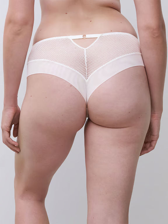 Fleurs Signature Lace Hipster Satin Milk - 2