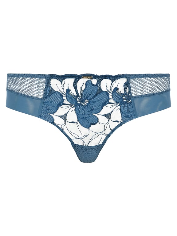 Chantelle | FLEURS SIGNATURE - Fleurs Signature Lace Hipster Jeans Blue Denim - 2