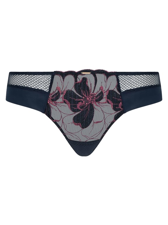 Chantelle | FLEURS SIGNATURE - Fleurs Signature Lace Hipster Sailing Blue Lurex - 2