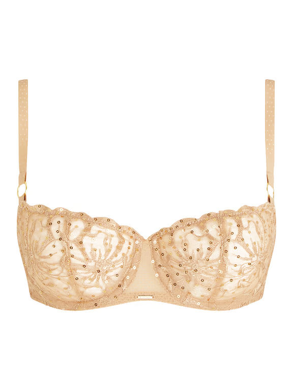 Chantelle | Fleurs Signature - Fleurs Signature Demi Bra Toffee Sequins - 2