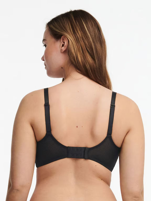 Fleurs Signature Demi Bra Faux Leather Black - 1