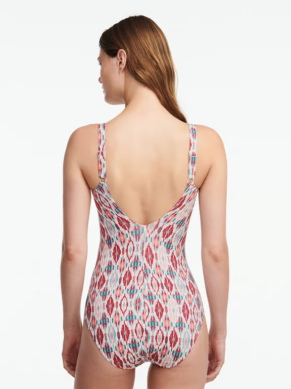 Chantelle | Devotion - Devotion Underwire Swimsuit Turquoise Ikat - 2