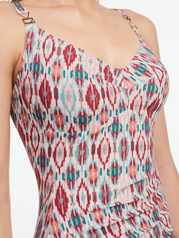 Devotion Underwire Swimsuit Turquoise Ikat - 2