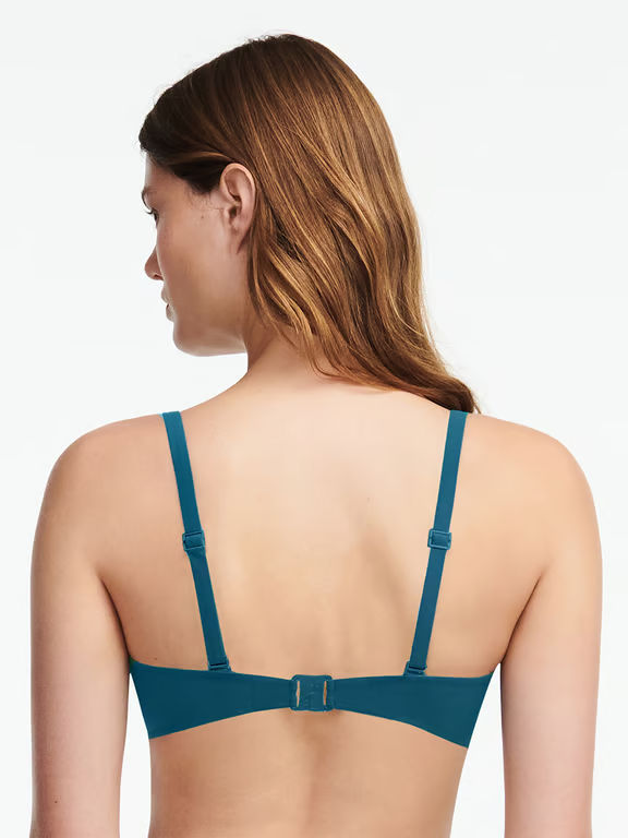 Celestial Plunge Underwire Swim Top Greenish Blue - 2