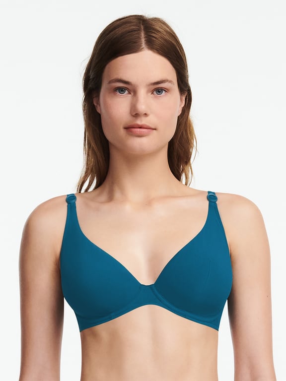 Chantelle | Celestial - Celestial Plunge Underwire Swim Top Greenish Blue - 2