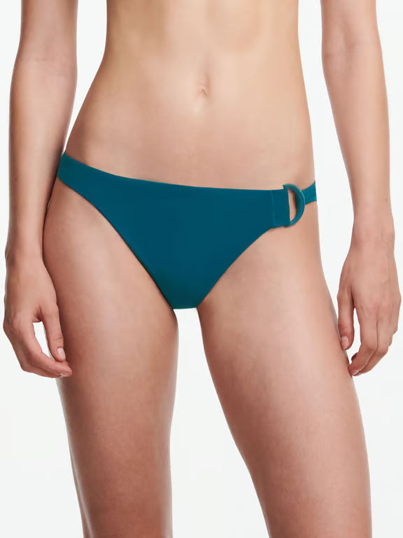 Celestial Cheeky Bikini Swim Bottom Greenish Blue - 0