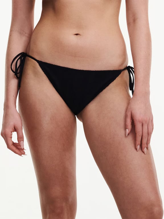Chantelle PULP Flex Size String Bikini Swim Bottom Black - 0