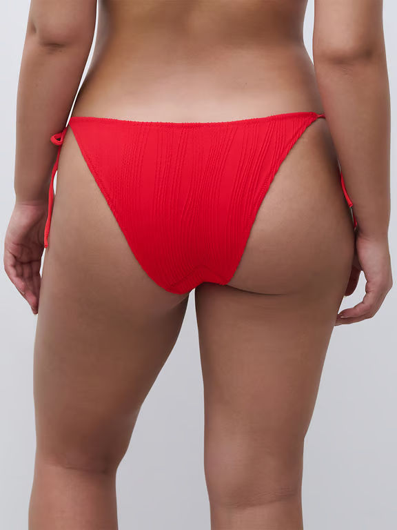 Chantelle PULP Flex Size String Bikini Swim Bottom Cherry Red - 2
