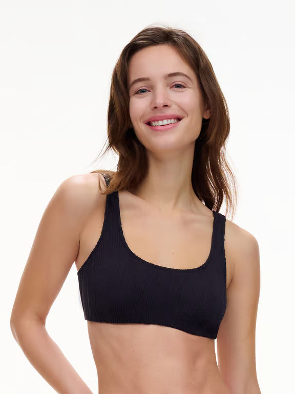 Chantelle PULP Flex Size Wireless Swim Top Black - 2
