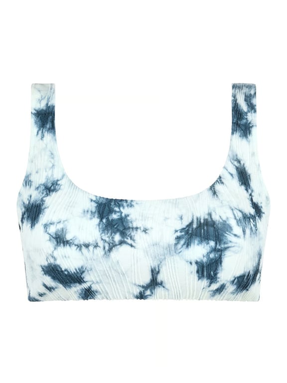 Chantelle PULP Flex Size Wireless Swim Top Splash Denim - 1