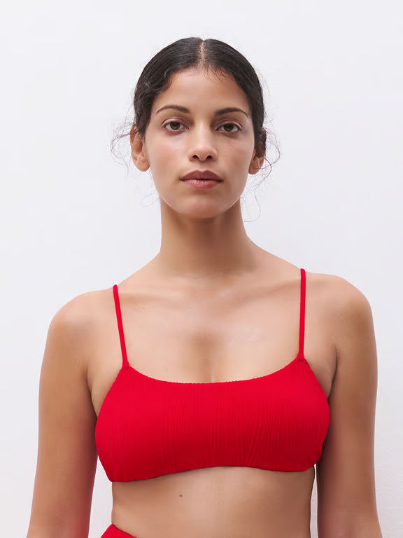 Chantelle PULP Flex Size Convertible Wireless Swim Top Cherry Red - 1