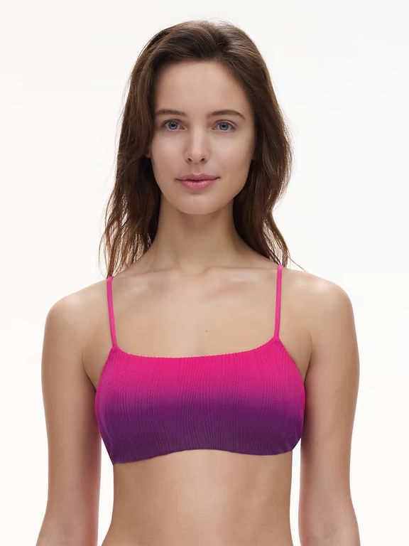 Chantelle PULP Flex Size Convertible Wireless Swim Top Sunset Tie Dye - 2