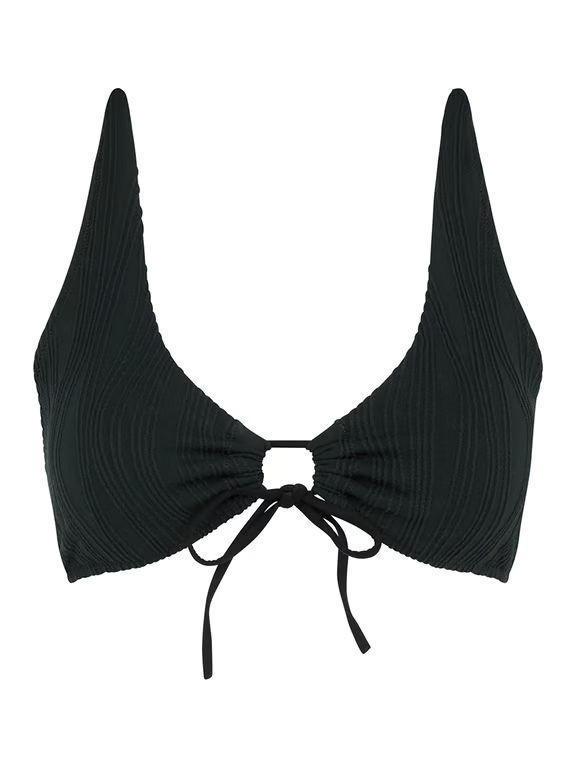 Chantelle PULP Flex Size Wireless Plunge Swim Top Black - 1