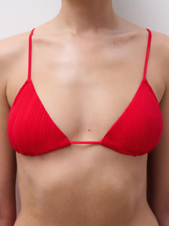 Chantelle PULP Flex Size Wireless Triangle Swim Top Cherry Red - 3