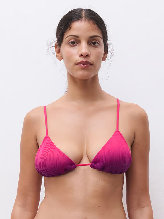 Chantelle PULP Flex Size Wireless Triangle Swim Top Sunset Tie Dye - 2