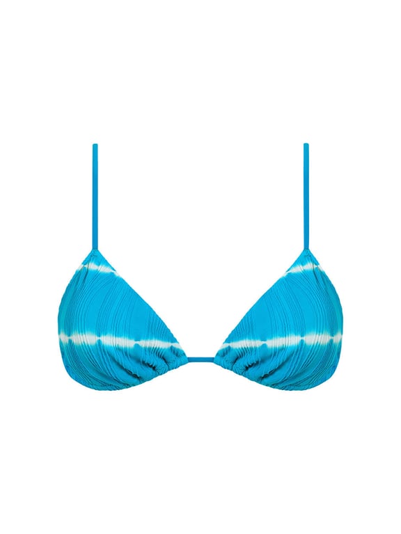 Chantelle PULP | SWIM ONE SIZE - Chantelle PULP Flex Size Wireless Triangle Swim Top Blue Shibori - 2