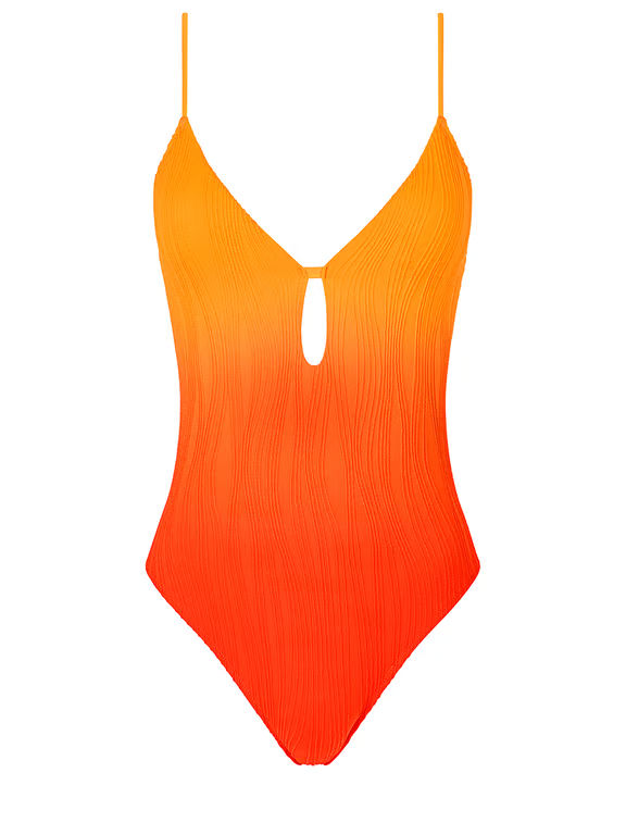 Chantelle PULP | SWIM ONE SIZE - Chantelle PULP Flex Size Wireless Plunge Swimsuit Sunrise Tie Dye - 2