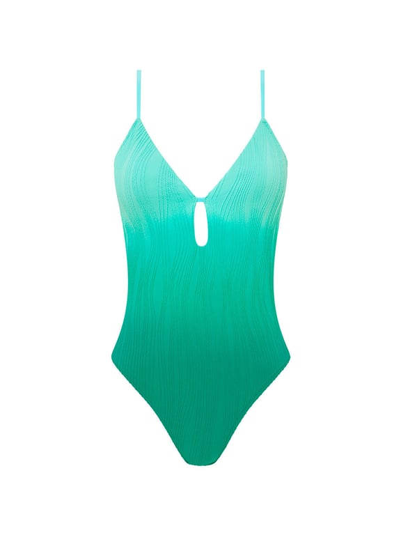 Chantelle PULP | SWIM ONE SIZE - Chantelle PULP Flex Size Wireless Plunge Swimsuit Lagoon Tie Dye - 2