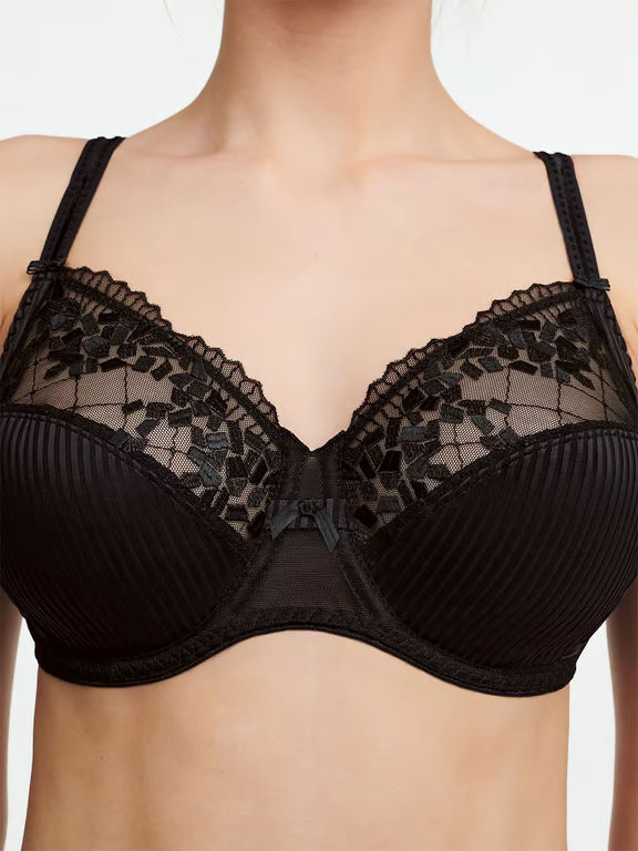 Pont Neuf Full Coverage Unlined Bra Black - 3
