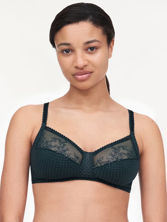 Instants Wirefree Bra Peacock Lurex - 0