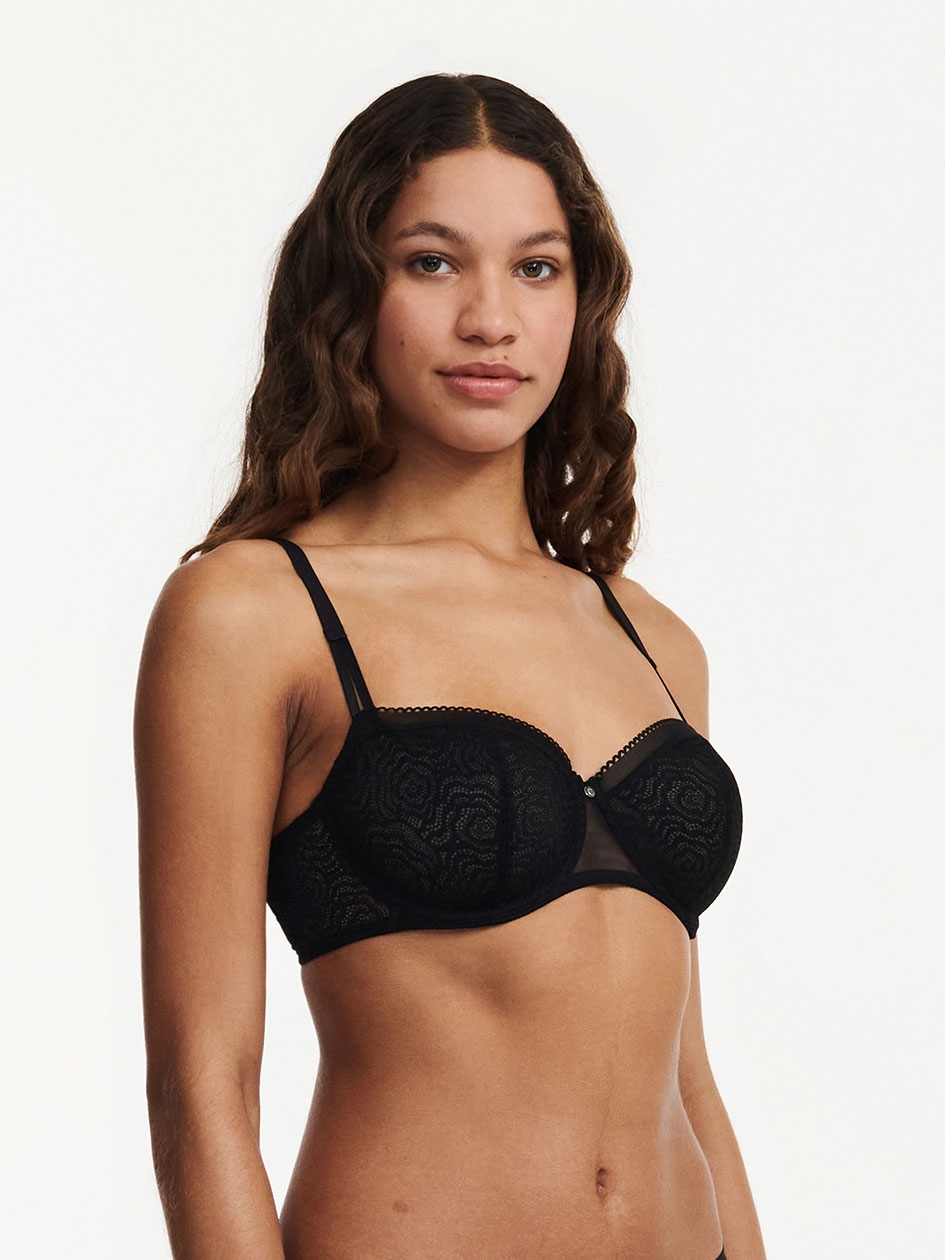 C Jolie Demi Bra Black