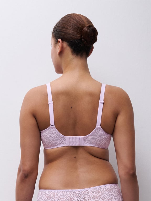 Chantelle | C Jolie - C Jolie Lace Unlined Demi Bra Mauve - 2