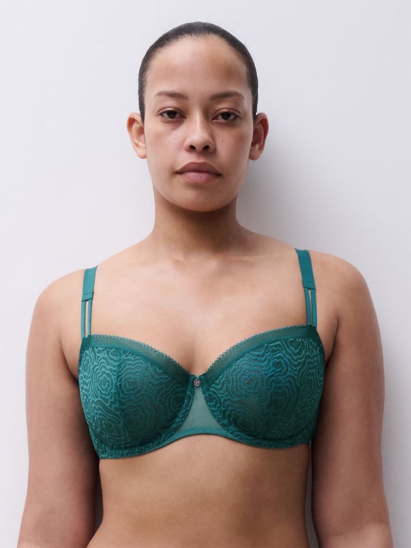 Chantelle | C JOLIE - C Jolie Lace Unlined Demi Bra Fresco Green - 1