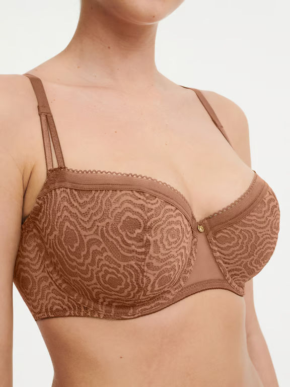 C Jolie Lace Unlined Demi Bra Tabac - 4