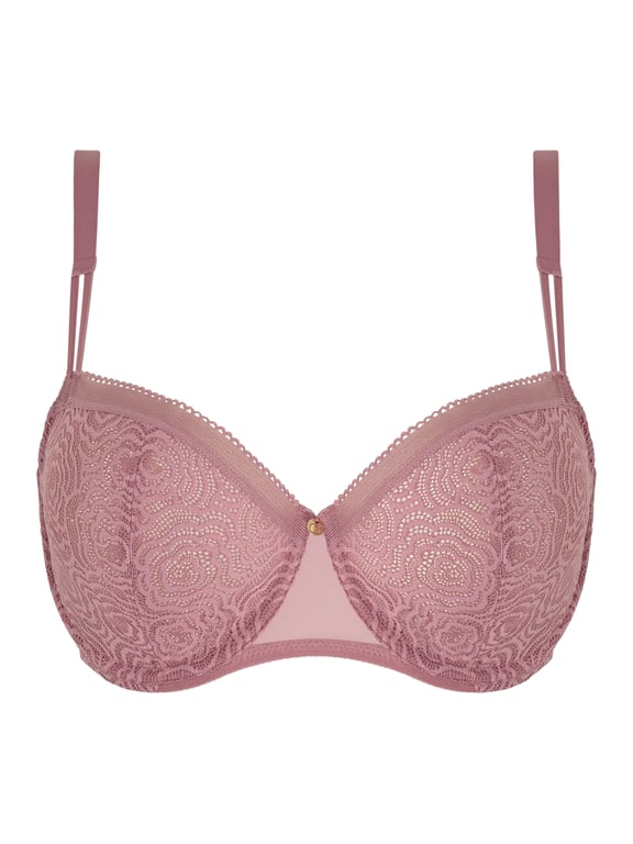 Chantelle | C JOLIE - C Jolie Lace Unlined Demi Bra Rose Des Bois - 2
