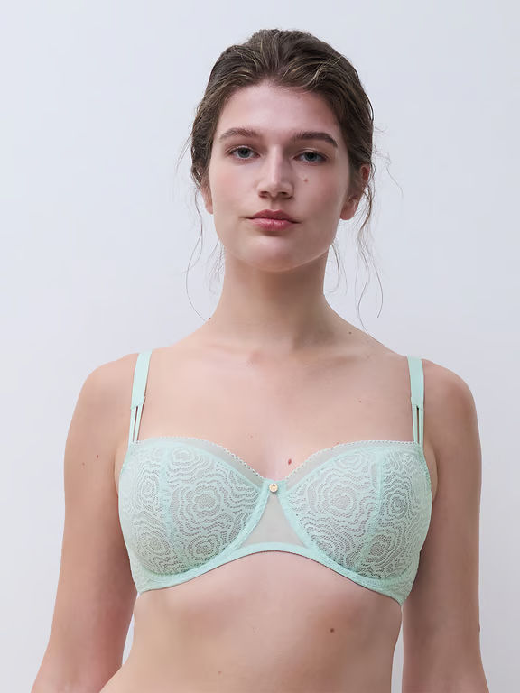 Chantelle | C JOLIE - C Jolie Lace Unlined Demi Bra Peppermint - 1