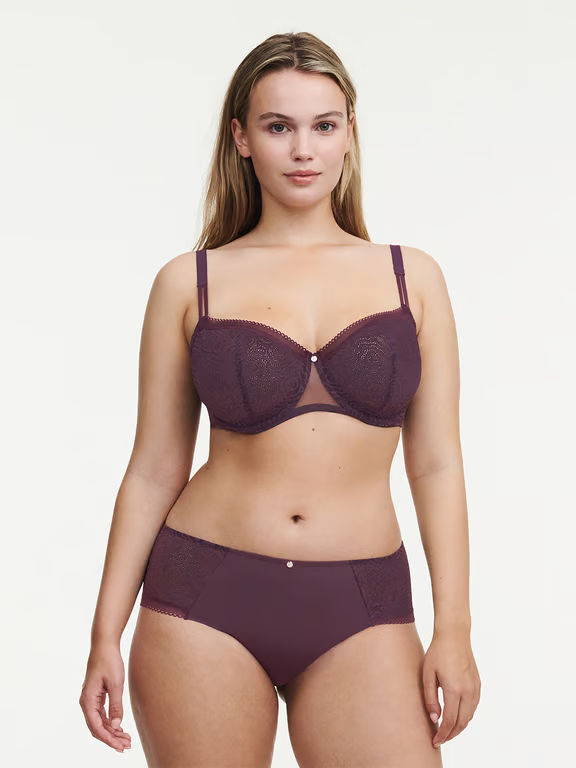 C Jolie Demi Bra Aubergine - 6