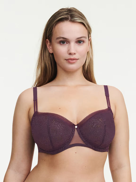 C Jolie Demi Bra Aubergine - 2
