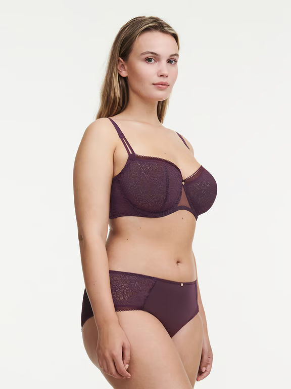 C Jolie Demi Bra Aubergine - 4
