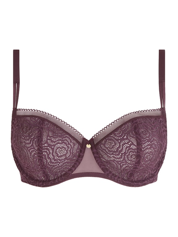 C Jolie Demi Bra Aubergine - 1