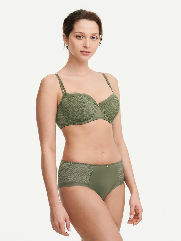 C Jolie Demi Bra Khaki Army - 2