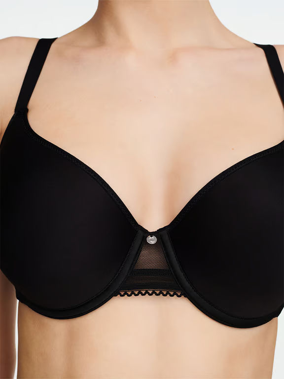 C Jolie Comfort Convertible T-Shirt Bra Black - 6