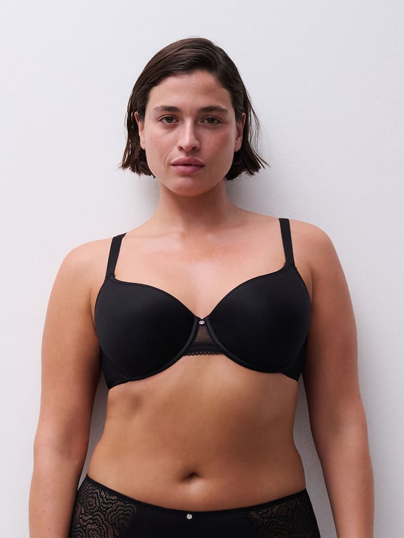 C Jolie Comfort Convertible T-Shirt Bra Black - 3